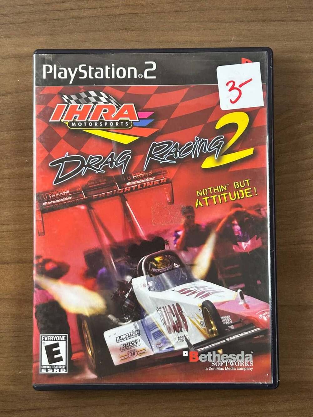 IHRA Motorsports Drag Racing 2 PS2 2002 CIB Complete Manual Bethesda